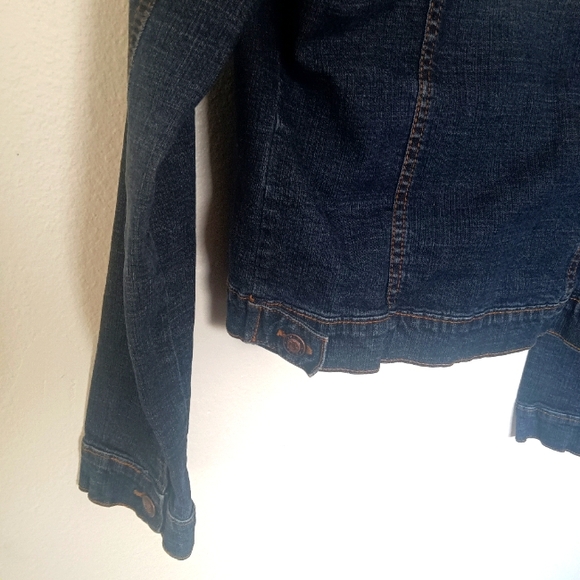 Denim Jacket By Angel. Little Bit Of Stretch. - Picture 6 of 6
